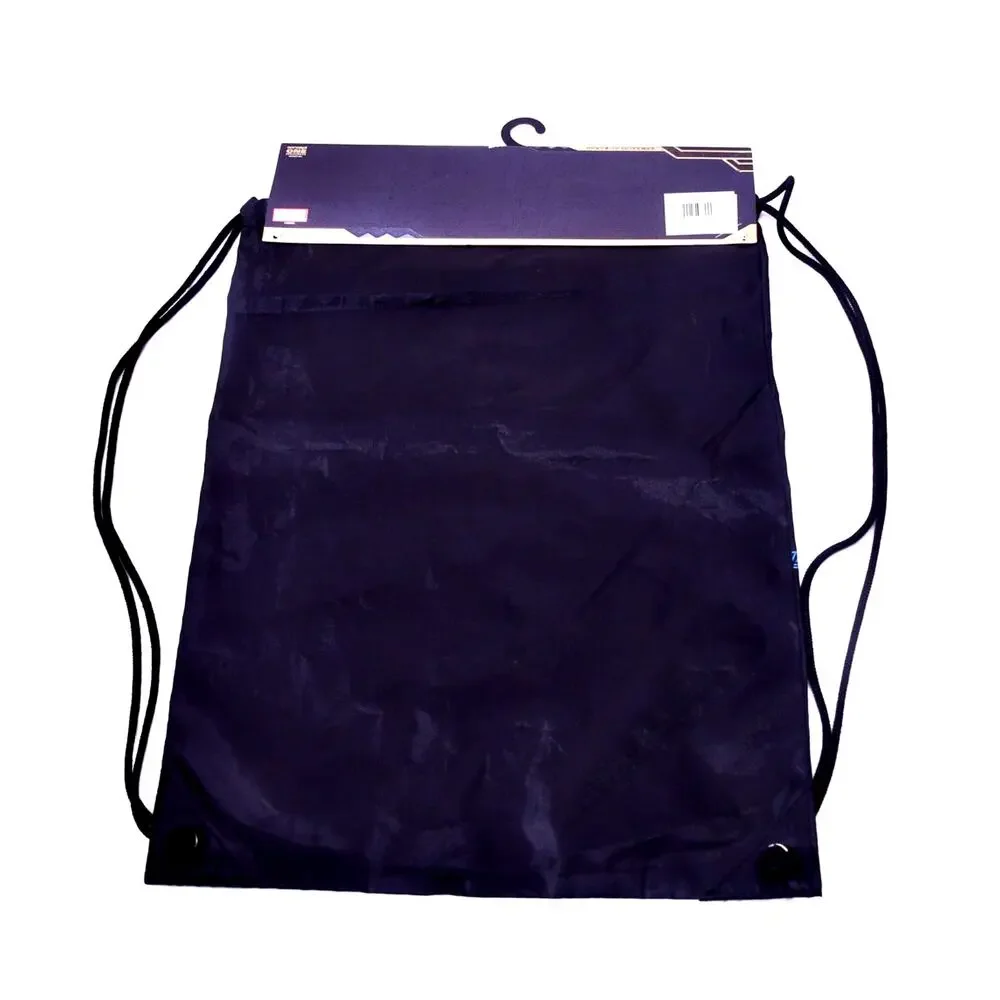 Marvel Black Panther Wakanda Forever Drawstring Backpack Bag New
